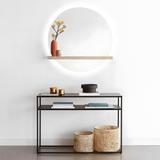 LED-VÄGGSPEGEL MED HYLLA 60 cm 102