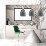 Retro glastaklampa APP897-1CP svart