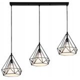 HÄNGANDE TAKLAMPA I LOFTSTIL BELLO 3x E27 APP012-3CP