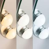 Spegel LED Hollywood L.Gold 80x60