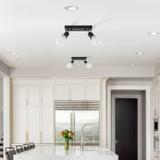 Taklampa Spot Plafond APP696-2C Svart