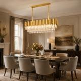 Kristall-pendellampa SWE101-CP GOLD