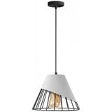TAKLAMPA HÄNGANDE METALLSKÄRM APP228-1CP VIT