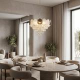 Kristall-pendellampa SWE084-CP 60cm GOLD