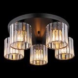 Kristalltaklampa EBT023-5C SVART
