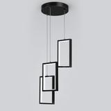 TAKLAMPA HÄNGENDE LED LHJ087-3CP SVART