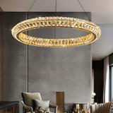 HÄNGENDE LED TAKLAMPA APP1768-CP Guld 60 cm