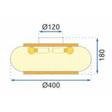Taklampa plafond Boho APP1253-3C