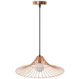 Plafondhängd Taklampa Platt Rund Loft APP483-1CP Roséguld