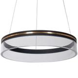Hängande LED-lampa APP1191-CP 40 cm Svart