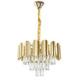 Kristall-pendellampa SWE099-CP 40cm GOLD