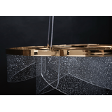 LED taklampa hängande G138-CP 50 cm Guld