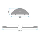 LED lampa JNH056-42N Black 150 cm