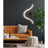 Vägglampa LED-väggspot APP857-W Long Svart