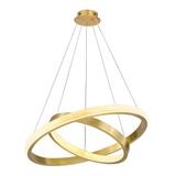 TAKLAMPA HÄNGANDE LED APP1772-CP Borstad Guld