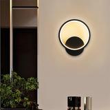 VÄGGLAMPA LED LHJ081-W Svart