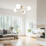 Taklampa APP1248-4CP Guld