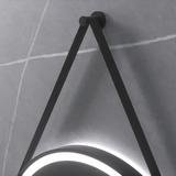 RUNT LED-SPEGEL HÄNGANDE I REM 70 cm 104