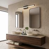 LED vonios sieninė lempa virš veidrodžio 20W 100CM APP375-1W JUODAS
