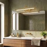 Badrum vägg LED-lampa SWE020-1W 60cm Gold