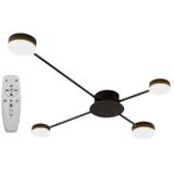 TAKLAMPA 4-ARMAD LED APP519-4C Svart