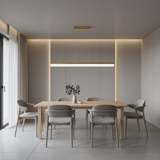 Hängande LED-lampa APP1694-CP 120 cm Borstad Guld