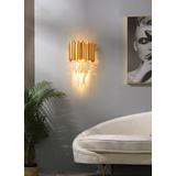 Kristallampa vägglampa 312357 Guld