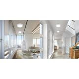 RUND VIT LED-PANEL FÖR YTMONTAGE 12 W
