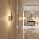 LED-vägglampa G128-W Guld