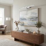 Badrum vägg LED-lampa APP1871-1W 80cm CHROME