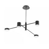 Modern taklampa med 4 armar APP596-4C med fjärrkontroll