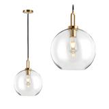 Hängande taklampa i glas, kula 25 cm APP630-1CP