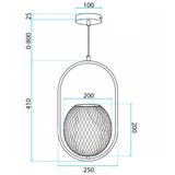 Lampe gold APP1944-1CP