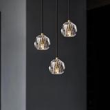 Taklampa Kristall APP588-3CPR Svart