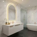 VÄGG-SPEGEL LED 60x100cm DART GULD
