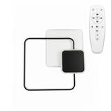 Takplampa APP1712-C LED-plafond Svart + fjärrkontroll