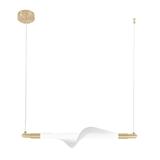 HÄNGLAMPA LED G011-CP VIT/GULD