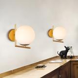 Vägglampa G102-1W Guld