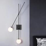 Vägglampa APP1595-2W svart
