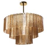 TAKLAMPA HÄNGANDE APP1677-8CP BRUN