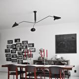 Taklampa med 3 armar APP569-3C Svart