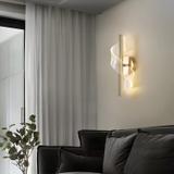 LED-vägglampa G032-W Guld