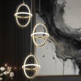 HÄNGLANDE LED-LAMPA G064-3CPR Guld