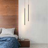 HÄNGANDE LED TAKLAMPA APP1413-C SVART 100 cm