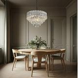 Hängande Kristallampa G055-CP 50 cm Krom