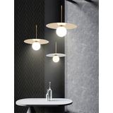 Hänglampa skärm 10 cm APP939-1CP Guld