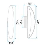 LED-vägglampa G125-W Roséguld