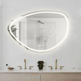 VÄGGSPEGEL LED MED BLUETOOTH-FUNKTION 70x100 cm FOG