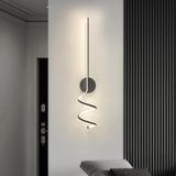 VÄGGLAMPA LED LHJ061-W SVART