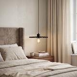 TAKLAMPA HÄNGANDE APP1353-1CP Svart